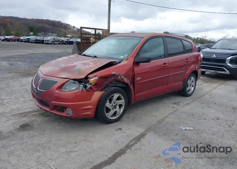 2005 Pontiac Vibe из США, поврежденный, VIN 5Y2SL63895Z424221